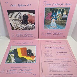 Camel Crochet Instruction & Pattern Afghan 1 2 302 304 Babies 303 Lot